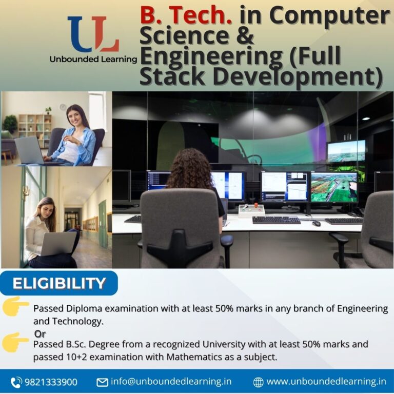 B. Tech. in Computer Science & Engineering (Full Stack Development) Noida